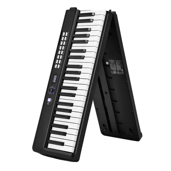 Digitalpiano, Bärbar Design, Bluetooth MIDI-anslutning,Svart