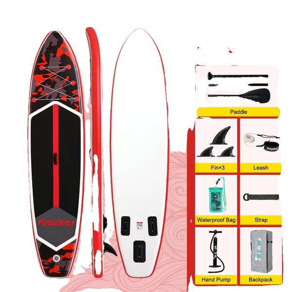 Oppustelig Stand Up Paddle Board, Holdbart PVC, Komplet Tilbehørssæt,SUPFW32A