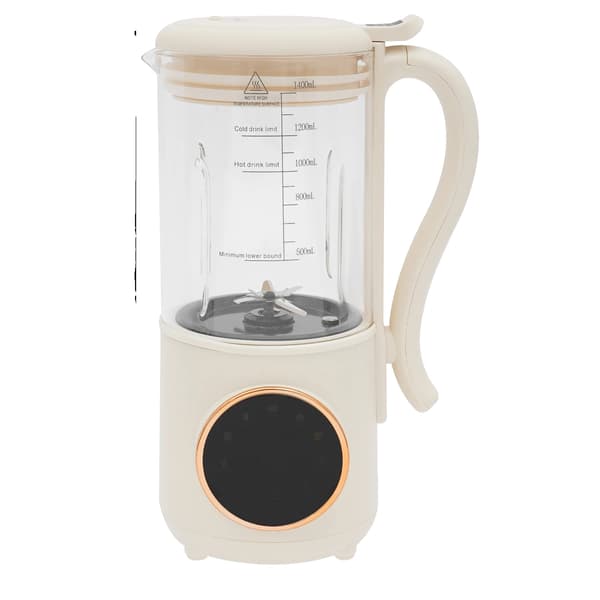 Sojamjölkstillverkare, Hög hastighetsblender, LED Digital Display,Vit