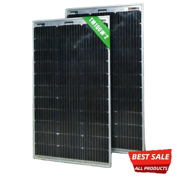 Solpanel, Bifacial Design, Nem Installation,mørkeblå