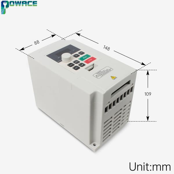 Luftkyld spindelsats, 2,2 kW effekt, ER20 chuckkompatibilitet,Bara spindel
