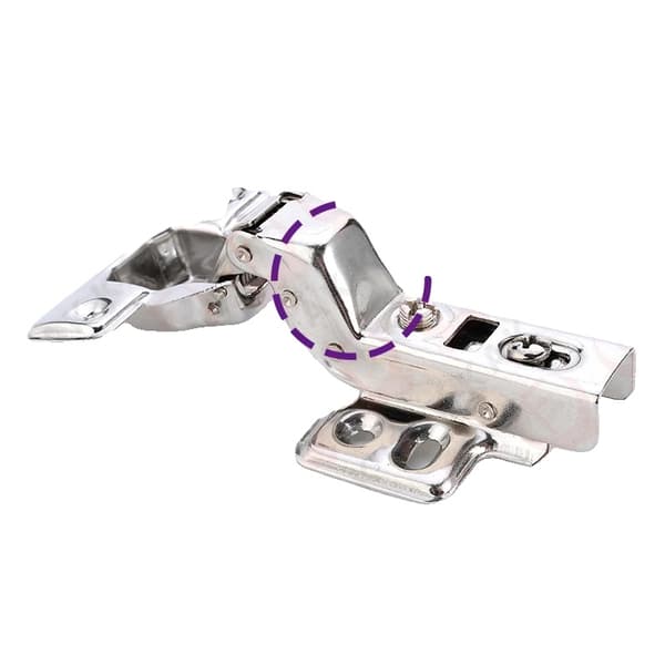 Hydraulisk Dørhængsel, Blød Lukning, Rustfrit Stål,Indsæt Embed x 12