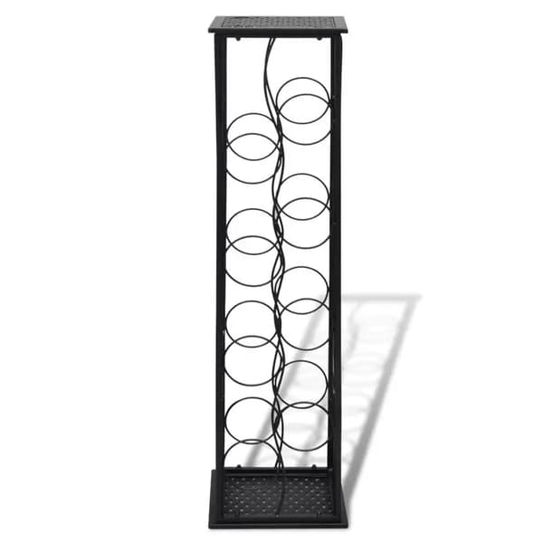 Flaskeholder, Metal Konstruktion, Moderne Design,sort