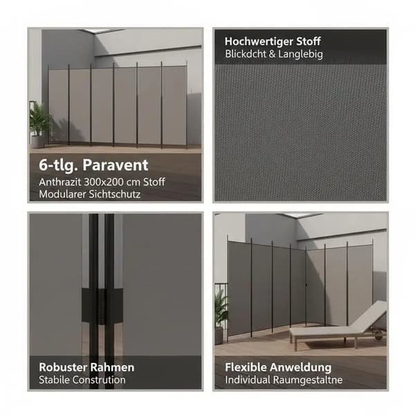 Rummdivider, Stof, Jernramme,hær grøn