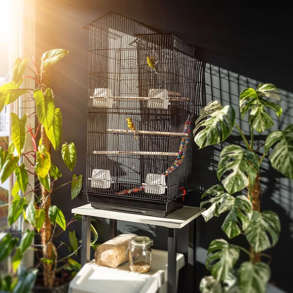 Fuglebur, Rummelig Design, Engagerende Funktioner,GRÅ, M