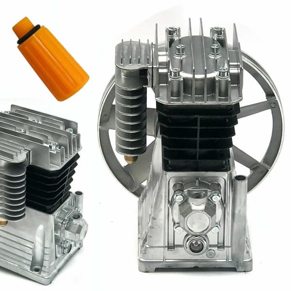 Luftkompressor Pumphuvud, 3HK Kompatibilitet, 250L/min Prestanda,Silver