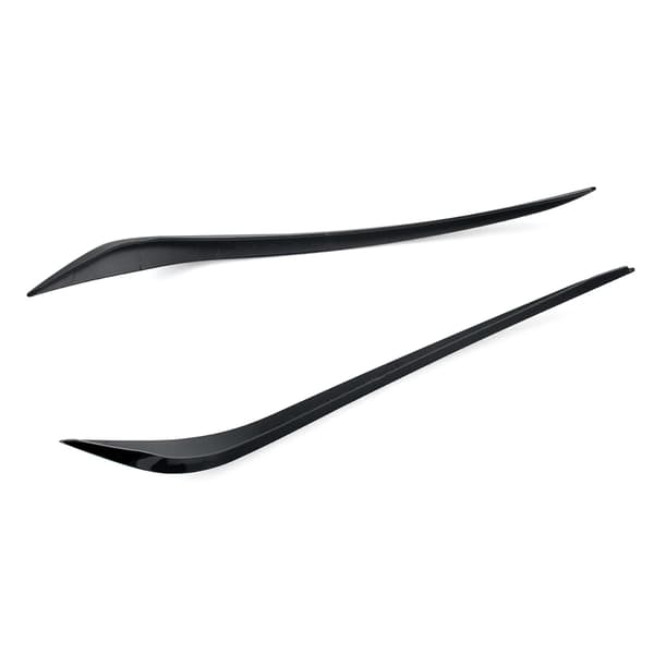 Front Bumper Lower Lip Splitter, Høj Kvalitet ABS Plast, Bil Specifik Pasform,Glans Sort