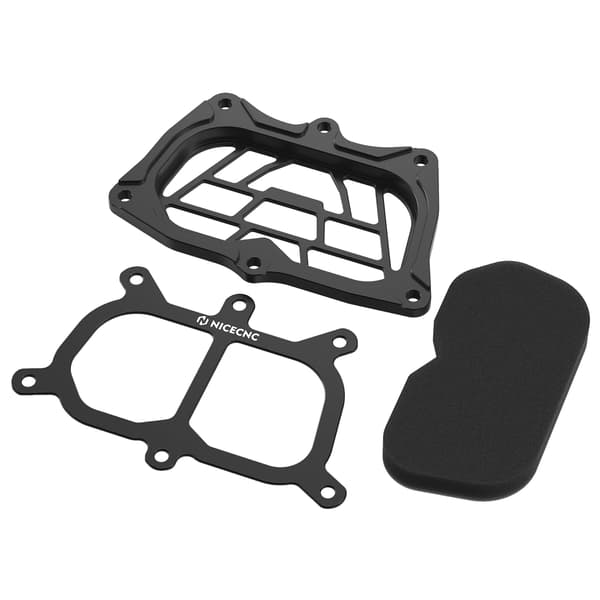 Luftboksdækselkit, Forbedret Luftstrøm, Præcisions CNC Design,Sort