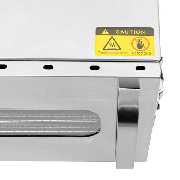 Matdehydrator, 6-lagersdesign, justerbar temperaturkontroll,Silver