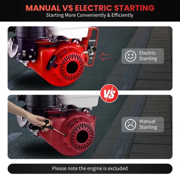 Startermotor, Nem Elektrisk Start, Holdbar Erstatning,Rød