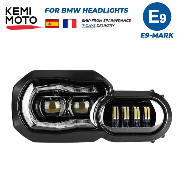Strålkastare, LED, E9 Märkningsgodkännande,E9 Huvudljus