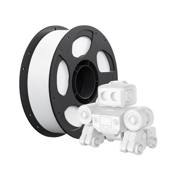 3D-skrivarfilament, PLA-material, hög hastighetskapacitet,5KG Vit