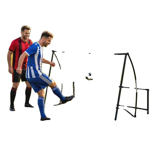 Rebound Net, Bærbart Træningsværktøj, Justerbart Design,sort
