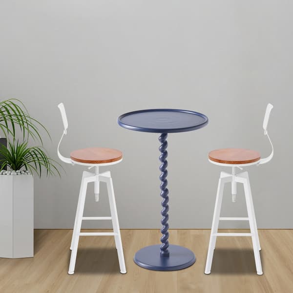 Barstolar, Justerbar Höjd, Modern Minimalistisk Design,VIT
