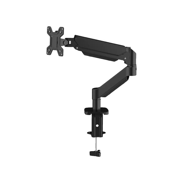 Monitorarm, Fuld bevægelse artikulation, Klemme/Grommet base,sort