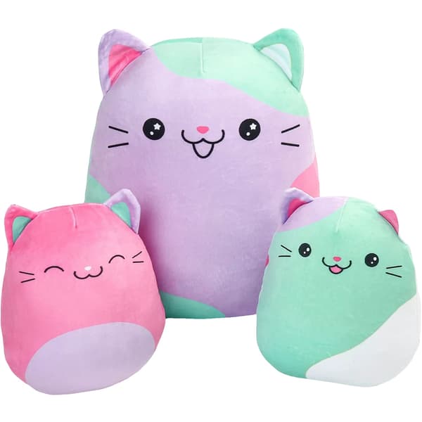 Plush Kattset, Mjukt Material, Hållbar Design,Brun
