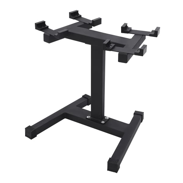 Dumbbell Rack Stativ, Tungt Arbejde, Kompakt Design,sort