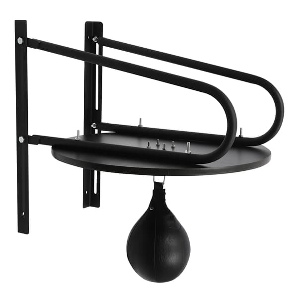 Boxningsträningsboll, Väggmontering, Justerbar Höjd,Svart