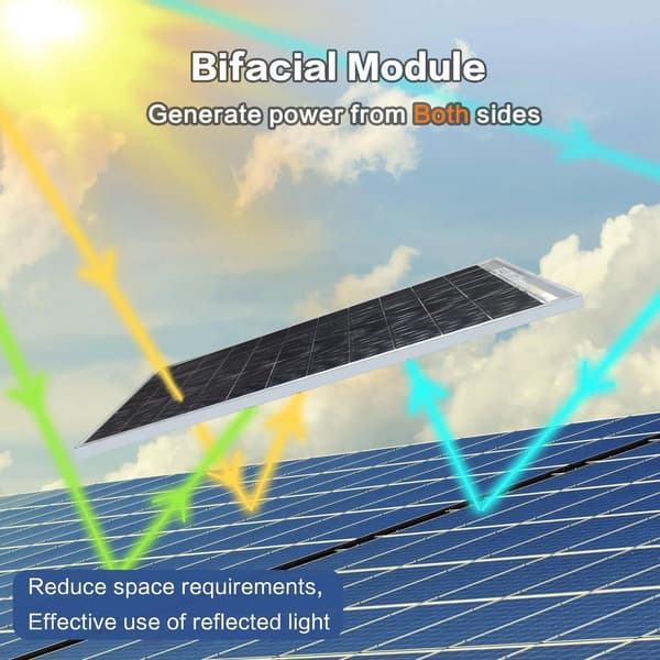 Solpanel, Høj Effektivitet, Vejrbestandig,2stk 100w panel