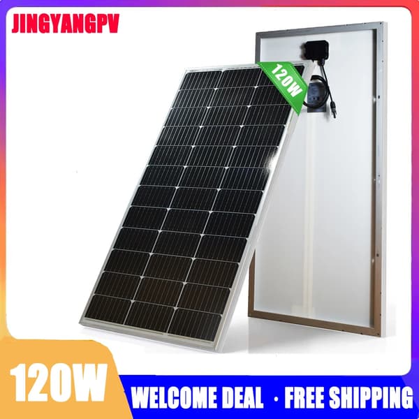 Solpanel, Styv Design, Hög Effektivitet,1PCS  120W