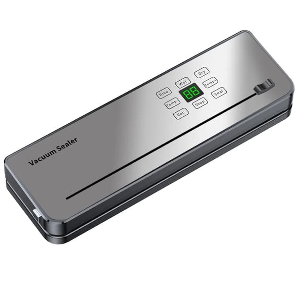 Vakuumforsegler, 5 Forseglingsmetoder, Automatisk Temperaturkontrol,120W