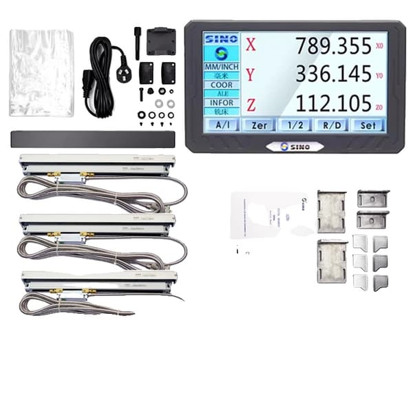 Digital avläsning, pekskärm, hög precision,DRO-3PCS KA500