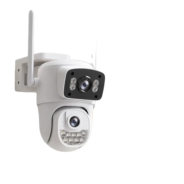 Säkerhetskamera, Dubbelobjektiv, Automatisk Spårning,1Pcs WIFI Kamera