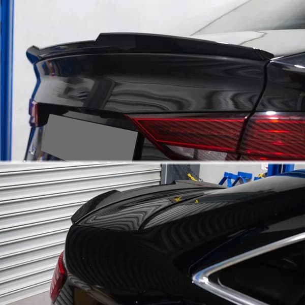 Bagagerums Spoiler, Høj Kvalitet ABS Plast, Nem Installation,Glans Sort