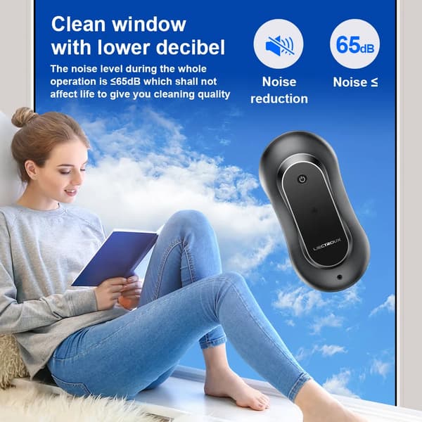 Robotfönsterputsare, 2-vägs vattensprut, Smart navigering,YW810