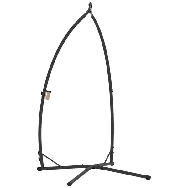 Hængestolholder, Robust Base, Integreret Kopholder,sort