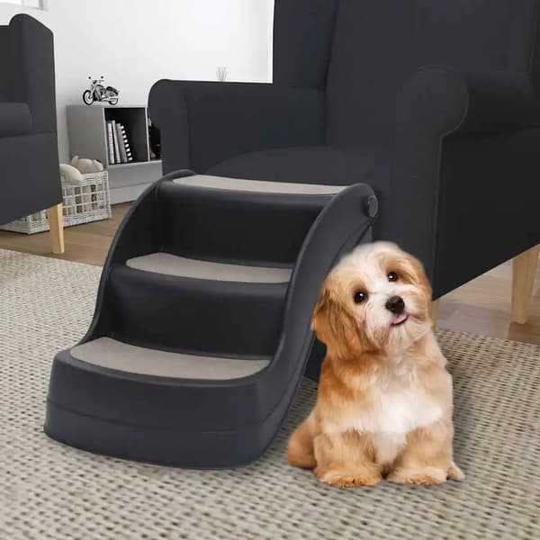 Hundtrappor, Fällbar Design, Halkfria Steg,Blå