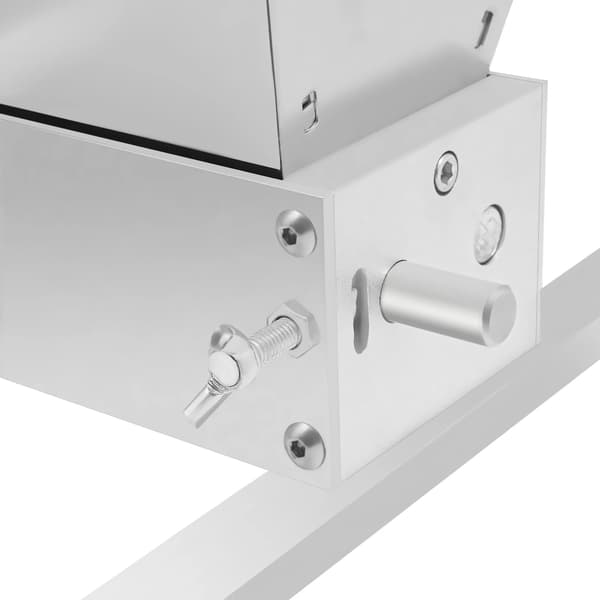 Kornkross, Högkapacitets Tratt, Justerbart Rullgap,Silver