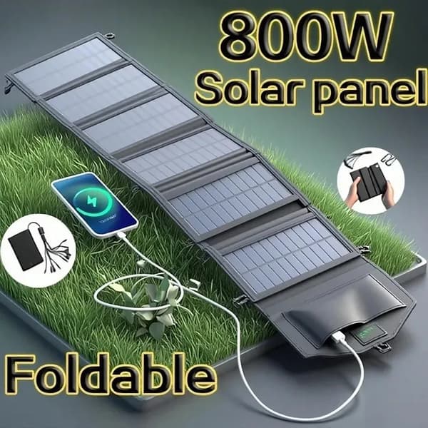 Solcelleoplader, Bærbar, Effektiv Strømforsyning,EU-524-fold panel