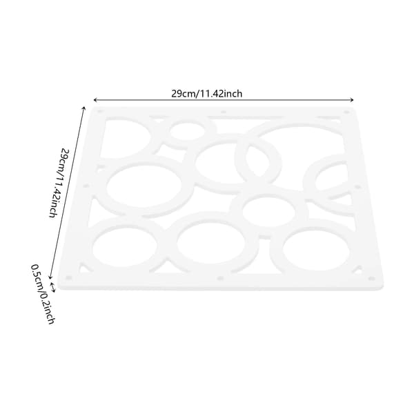Rumsavdelare, Modern Hålig Design, Set med 12 Paneler,Cirkulär