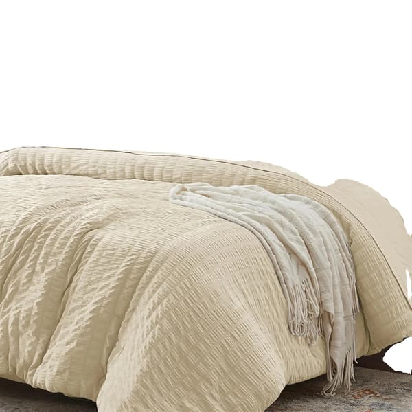 Sengetøjssæt, Blød Mikrofiber, Nem Pleje Design,sæt, Beige