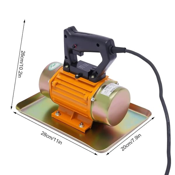 Betonpladevibrator, Høj Effektivitet, Holdbart Design,EU, Appelsin