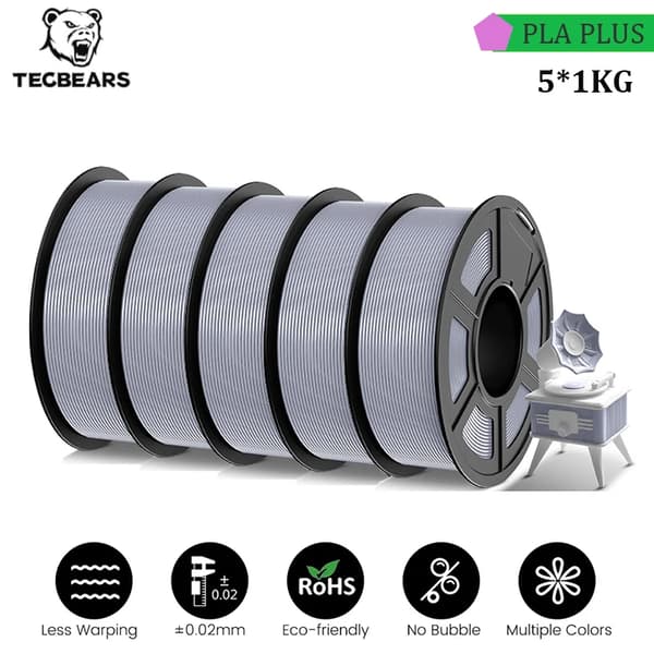 3D-printer filament, forbedret holdbarhed, boblefri design,PLA PLUS 5SV