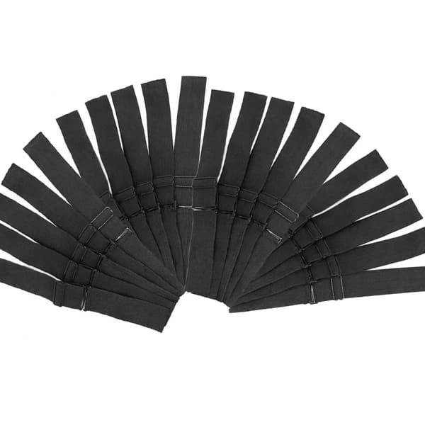 Elastisk bånd, justerbar længde, høj elastisk stof,20pcs