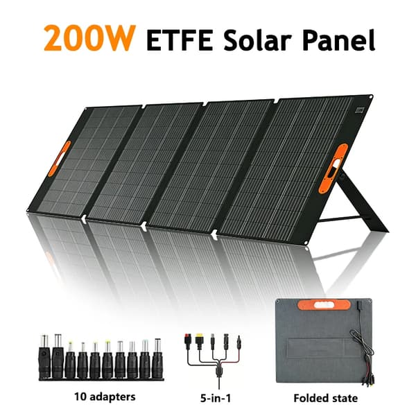Flexibel Solpanel, Hög Effektivitet, Hållbar Design,SP200w-5-i-1-10ad