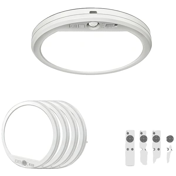Taklampa, Rörelsesensor, Dimbar Belysning,4PCS