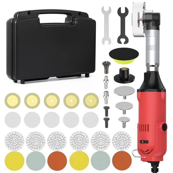 Elektrisk rak slipmaskin, 6 hastighetsinställningar, ergonomisk design,Set B
