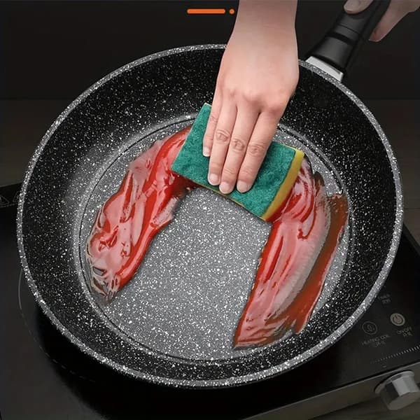 Stegepande, Non-Stick Belægning, Kompatibel med Flere Kogeplader,26cm
