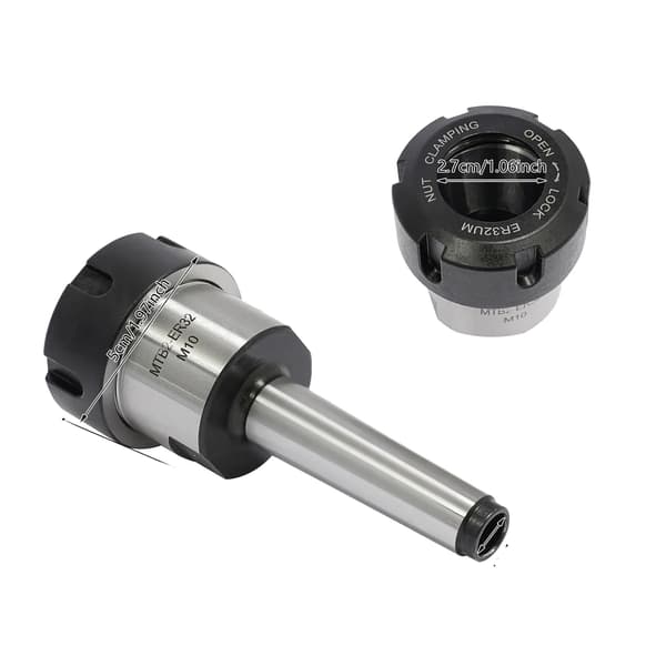 CNC Chuck Set, Hög Precision 2-20mm, Hållbar Bärväska,svart