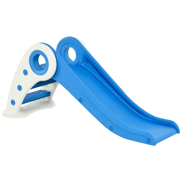 Foldbar Rutschebane, Bærbar, Sikker Design,Blå