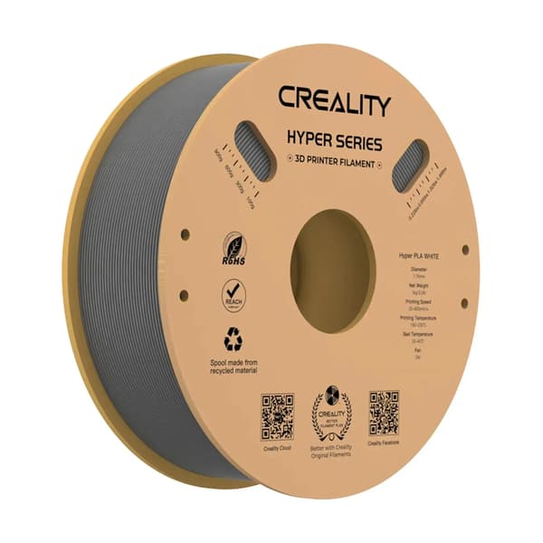 PLA Filament, Hög Hastighet, Förbättrad Hållfasthet,Grå PLA--1KG