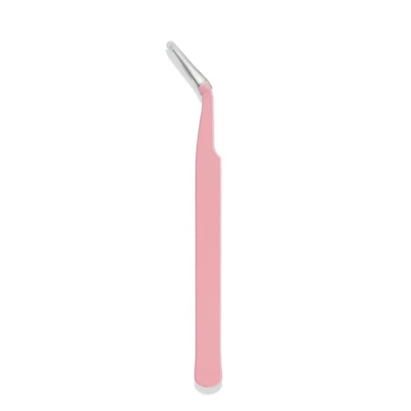 Øjenvippepinsetter, Rustfrit Stål, Præcisionsgreb,Pink