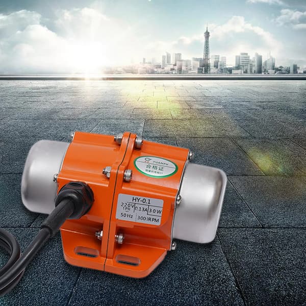 Vibrationsmotor, 30W Effekt, IP65 Vattentät,orange