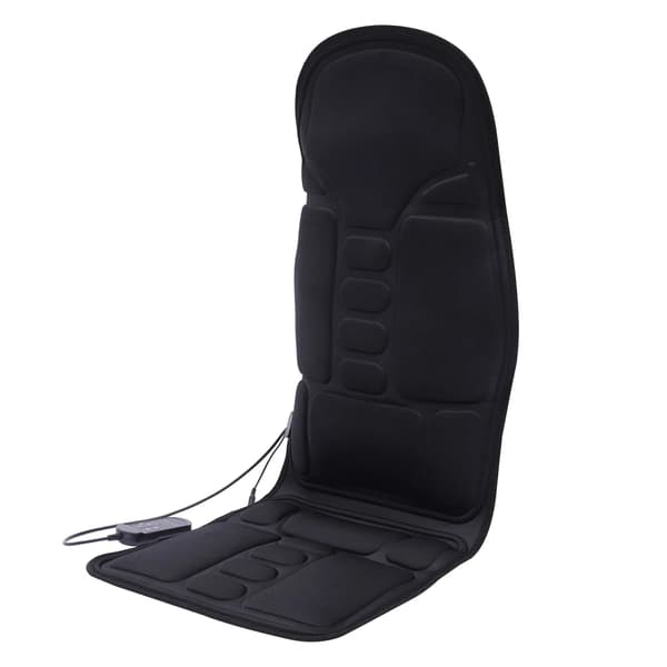 Massagekudde, Justerbar Värmefunktion, Bärbar Design,svart