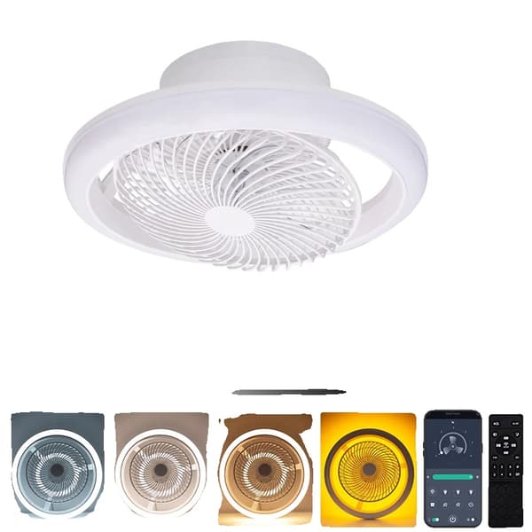 Loftventilator, Smart Kontrol, Trinløs Dæmpning,84W