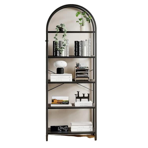 Display Rack, Industriel Stil, Fem-Niveau Design,sort